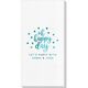 Confetti Dots Oh Happy Day Deville Guest Towels Image 3 of 3